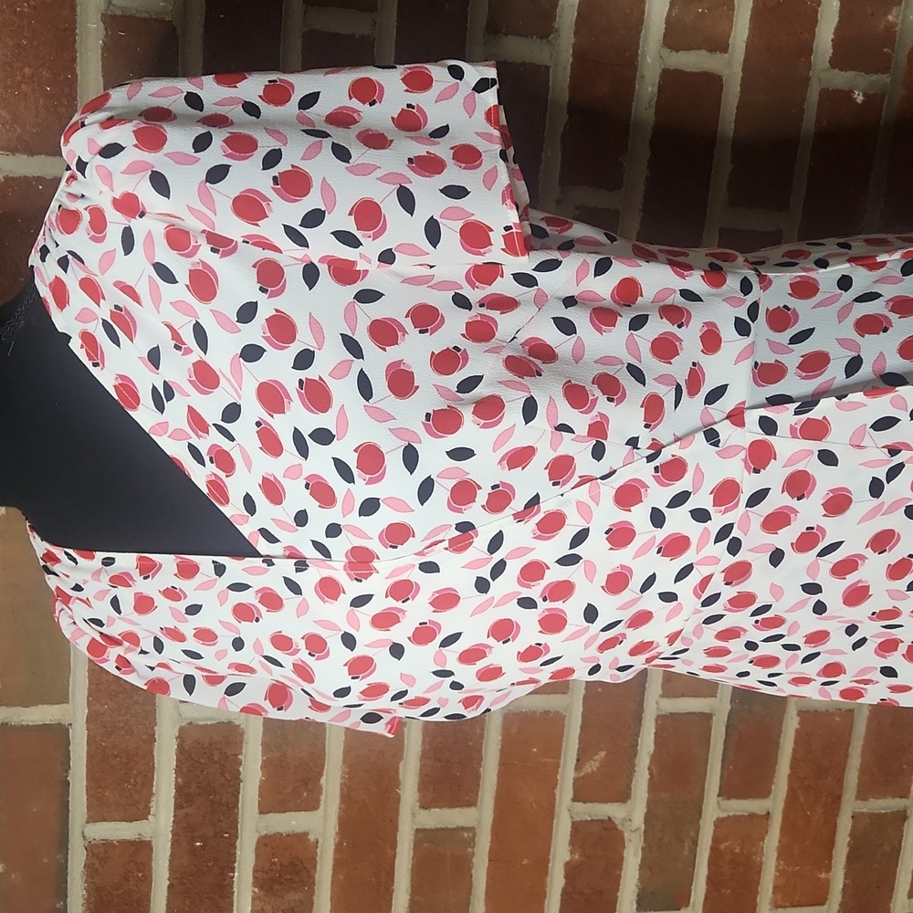 Talbots Patterned Midi Dress, Size 4 - Picture 2 of 6